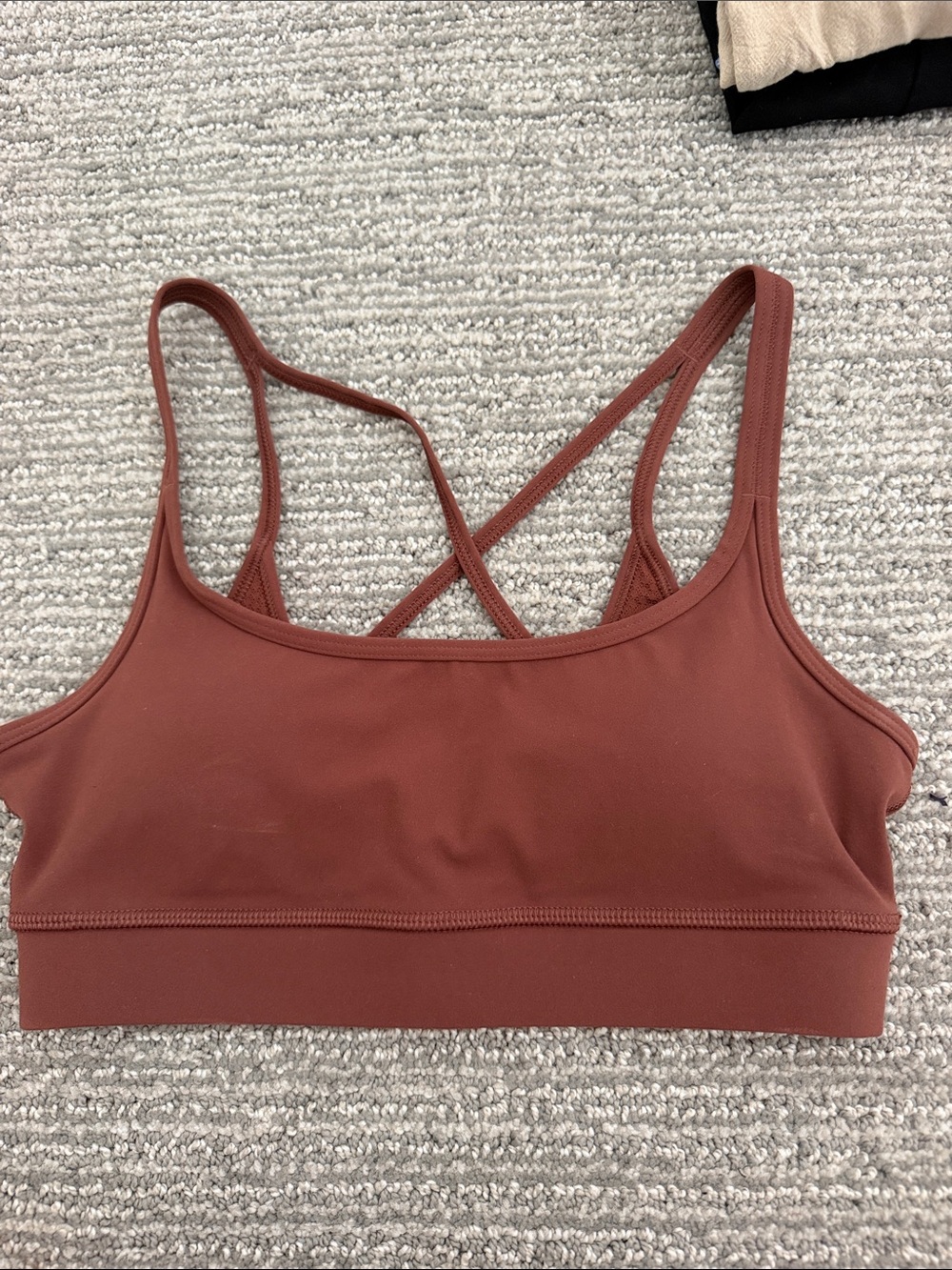 Vuori Women's Rust Brown mindset bra
